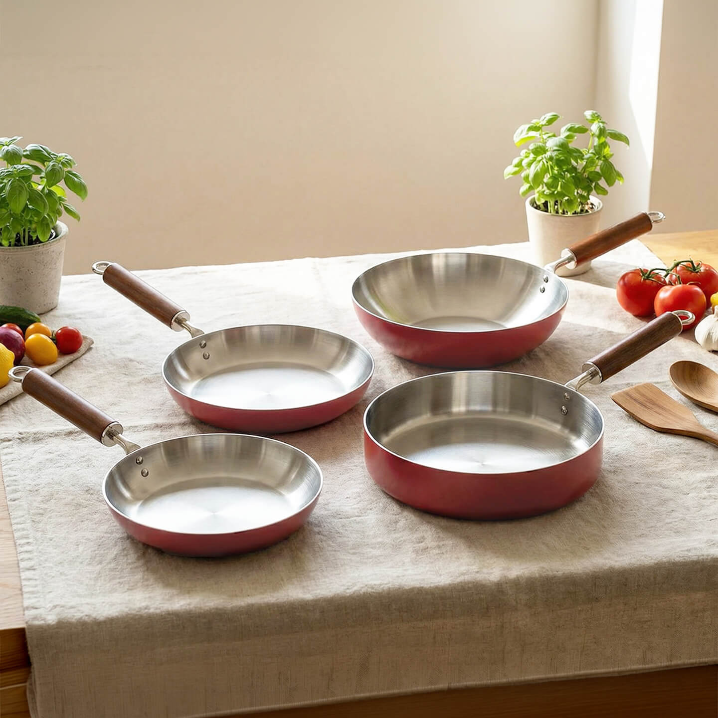 Nitride Iron Fry Pan 24cm Kübell