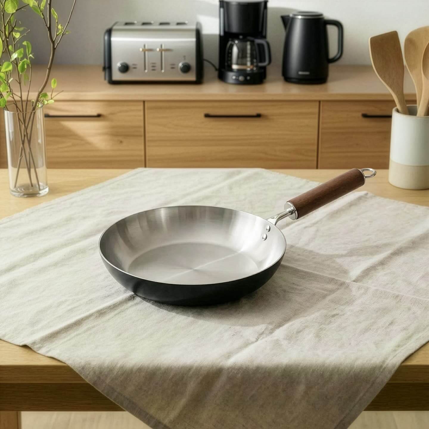 Nitride Iron Fry Pan 24cm Kübell
