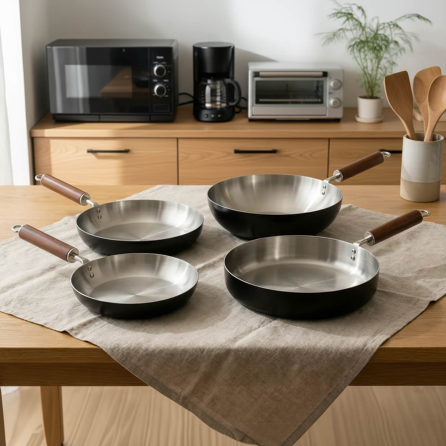Nitride Iron Fry Pan 24cm Kübell